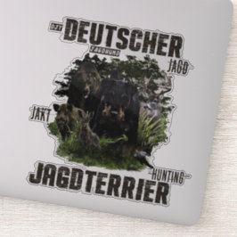 German Hunting Terrier (Jagdterre) Aufkleber