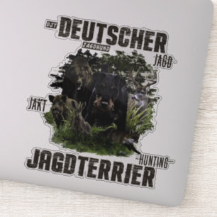 German Hunting Terrier (Jagdterre) Aufkleber