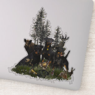 German Hunting Terrier (Jagdterre) Aufkleber