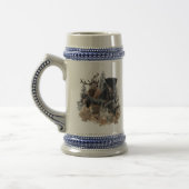 German Hunting Terrier (Jagdterre) Bierglas (Links)