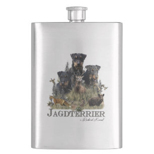 German Hunting Terrier (Jagdterre) Flachmann