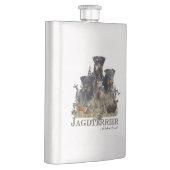 German Hunting Terrier (Jagdterre) Flachmann (Rechts)