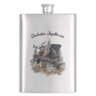 German Hunting Terrier (Jagdterre) Flachmann
