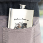 German Hunting Terrier (Jagdterre) Flachmann (Beispiel)