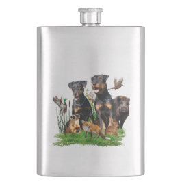 German Hunting Terrier (Jagdterre) Flachmann