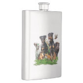 German Hunting Terrier (Jagdterre) Flachmann (Rechts)