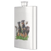 German Hunting Terrier (Jagdterre) Flachmann (Links)