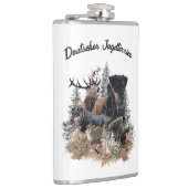 German Hunting Terrier (Jagdterre) Flachmann (Rechts)