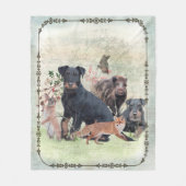 German Hunting Terrier (Jagdterre) Fleecedecke (Vorderseite)