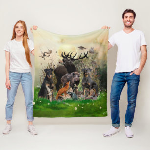 German Hunting Terrier (Jagdterre) Fleecedecke