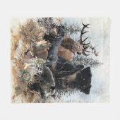 German Hunting Terrier (Jagdterre) Fleecedecke (Vorderseite (Horizontal))
