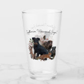 German Hunting Terrier (Jagdterre) Glas (Vorderseite)