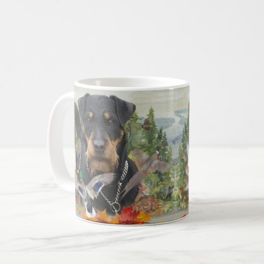 German Hunting Terrier (Jagdterre) Kaffeetasse (Vorderseite Links)