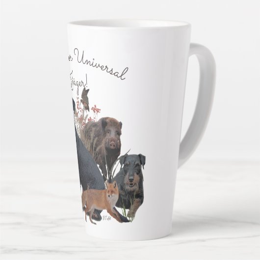 German Hunting Terrier (Jagdterre) Milchtasse (Rechte Ecke)