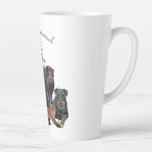 German Hunting Terrier (Jagdterre) Milchtasse (Rechts)