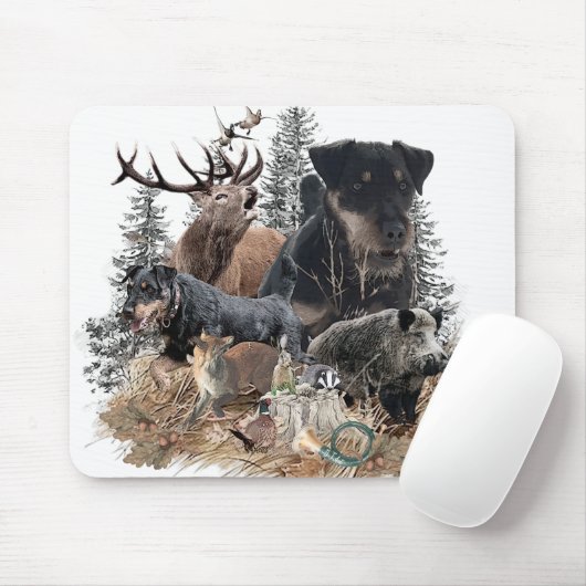 German Hunting Terrier (Jagdterre) Mousepad (Mit Mouse)