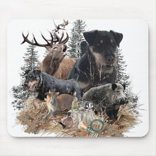 German Hunting Terrier (Jagdterre) Mousepad (Vorne)