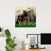 German Hunting Terrier (Jagdterre) Poster (Heimbüro)