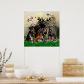 German Hunting Terrier (Jagdterre) Poster (Küche)