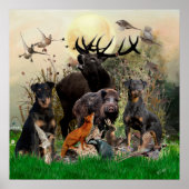 German Hunting Terrier (Jagdterre) Poster (Vorne)