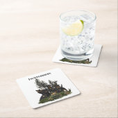 German Hunting Terrier (Jagdterre) Rechteckiger Pappuntersetzer (Vor Ort)