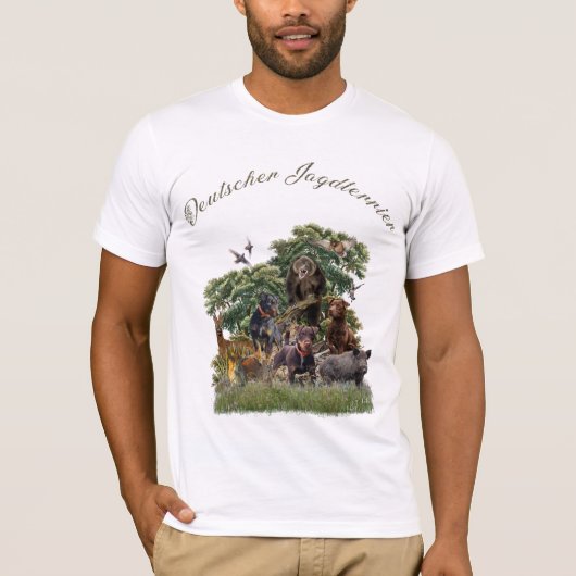 German Hunting Terrier (Jagdterre) T-Shirt (Vorderseite)