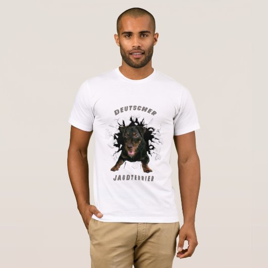 German Hunting Terrier (Jagdterre) T-Shirt (Vorne ganz)