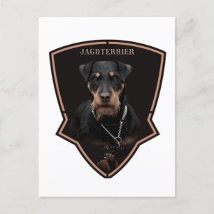 German Hunting Terrier (Jagdterre) Tapestry Postkarte