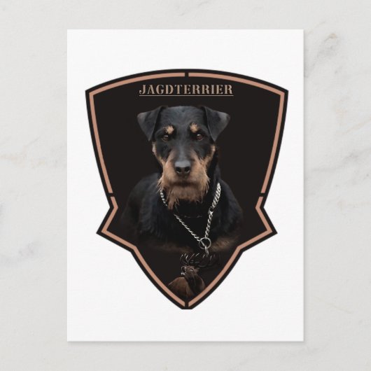 German Hunting Terrier (Jagdterre) Tapestry Postkarte (Vorderseite)