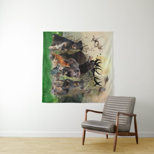 German Hunting Terrier (Jagdterre) Tapestry Wandteppich (Beispiel (Horizontal))