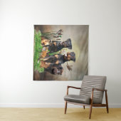 German Hunting Terrier (Jagdterre) Wandteppich (Beispiel (Horizontal))