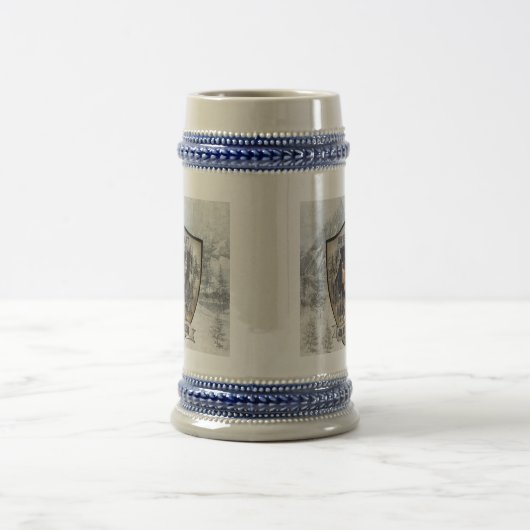 German Hunting Terrier (Jagdterrier) Beer Stein Bierglas (Mittel)