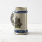 German Hunting Terrier (Jagdterrier)    Beer Stein Bierglas (Vorderseite Links)