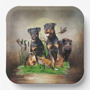 German Hunting Terrier (Jagdterrier) Paper Teller