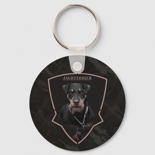 German Hunting Terrier (Jagdterrier) T - Shirt Tru Schlüsselanhänger (Vorderseite)