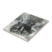 German Hunting Terrier, The Jagdterrier, Art Fliese (Seite)