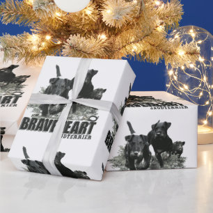 German Hunting Terrier, The Jagdterrier, Art Geschenkpapier