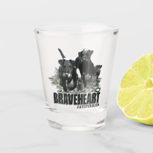 German Hunting Terrier, The Jagdterrier, Art Schnapsglas