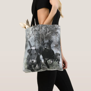 German Hunting Terrier, The Jagdterrier, Art Tasche
