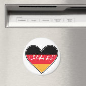 German - I love you Magnet (In Situ (Geschirrspüler))