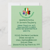 German Irish USA Kleeblatt St Patrick's Day Party Einladung (Vorderseite)
