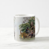 German Jagdterer , immer bereit zur Jagd Kaffeetasse (VorderseiteRechts)
