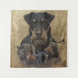 German Jagdterer Tapestory Poster Acrylic Print Wandteppich