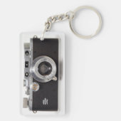 German L VINTAG CAMERA Monogram DsAK Schlüsselanhä Schlüsselanhänger (Rückseite)
