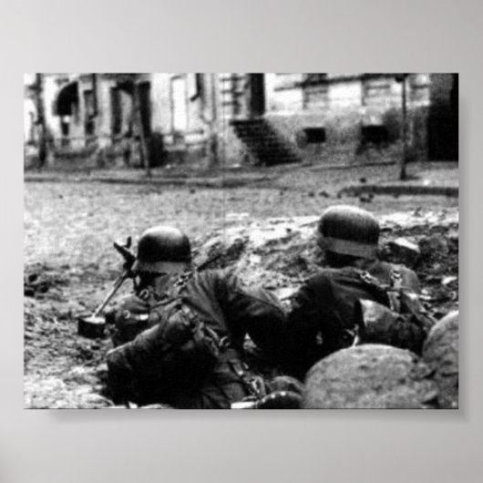 German Machine Gun Nest Poster (Vorne)