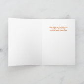 German Marigolds October Birthday Geburtstag Karte (Innenseite)