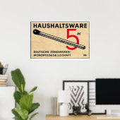 German Match Brand - Matchbox Print - Aesthetic Poster (Heimbüro)