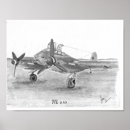 German Me 410 Poster (Vorne)