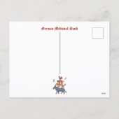 German Medieval Band: Geh Bremen! Feiertagspostkarte (Rückseite)