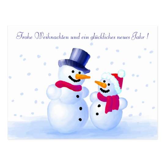 German Merry Christmas Postcard Postkarte